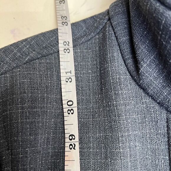 Prana Jacket Women’s Large Gray Full Zip Snap Buttons Bonded Fleece Lining - Picture 11 of 12